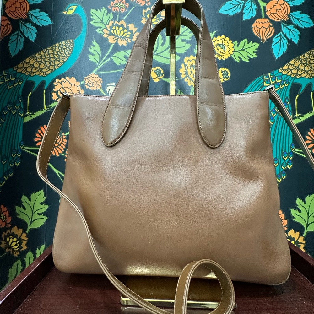 Bally Brown Leather Tote Bag